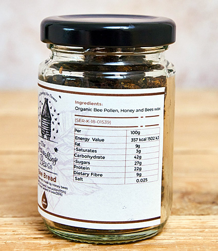 Organic Bee Bread Jar