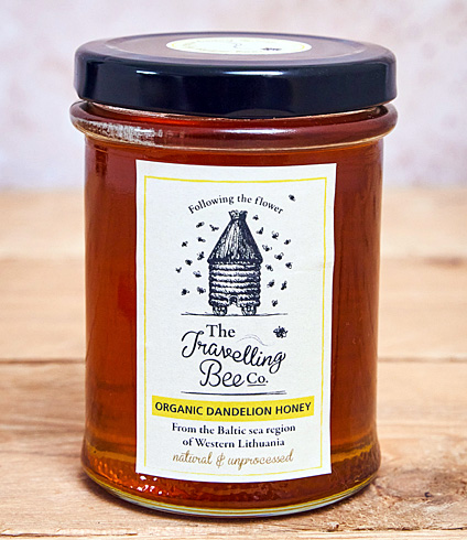 Organic Dandelion Honey Jar