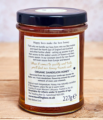 Organic Dandelion Honey