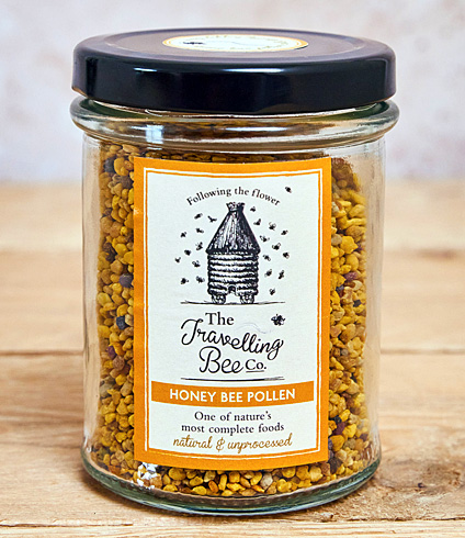 Honey Bee Pollen Jar