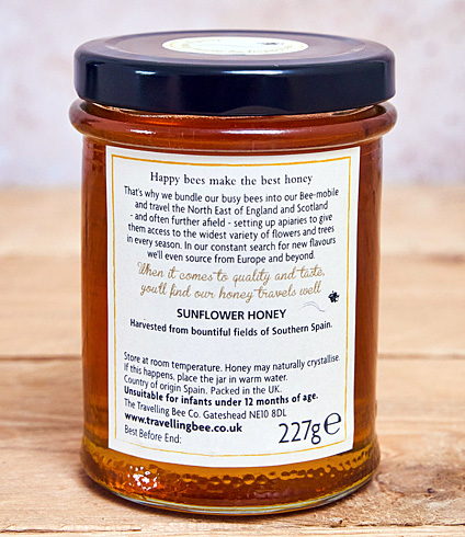 Sunflower Honey Jar