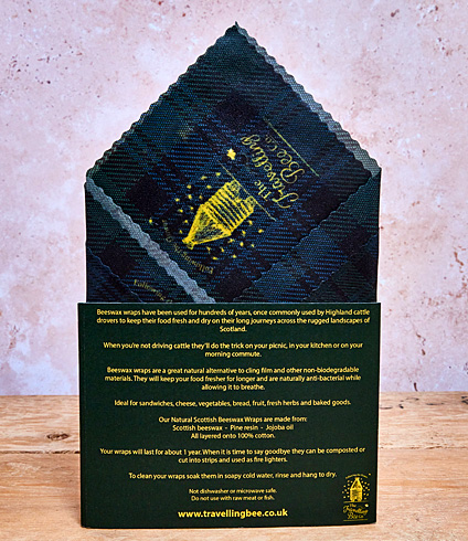 Natural Scottish Beeswax Wraps